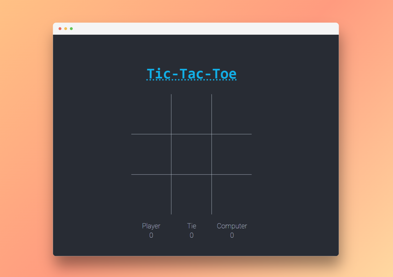 Tic-Tac-Toe (Single Player)